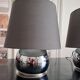 Pair of chrome lamps 1970
