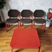Table basse par hartmut s. engel pour fröscher, circa 1980.
