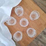 Crystal liqueur glasses from Arques