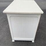 Moulded white sideboard