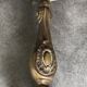 Old gilded bronze lamp base with Louis XV style rocaille decoration