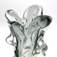 Large Murano Vase Smoked Glass Sculptural 31.5cm 3.1kg