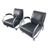 Vintage saxhorn armchairs
