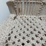 Macramé lampshade