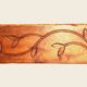 Antique carved wooden decorative panel