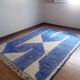 Traditional Moroccan rug, natural wool, 3 x 2 m.