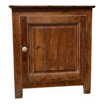 Buffet rustique ancien en pin massif — patine d’origine