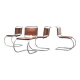Set of 4 MR10 chairs by Mies van der Rohe 1970