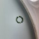 Large round dish decorated with ferns, marot limoges 41 cm