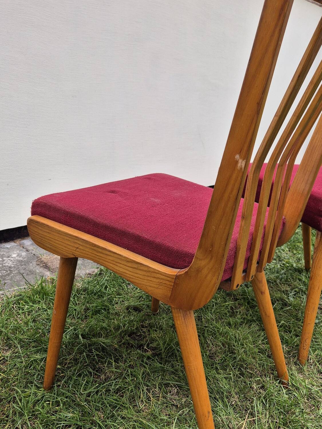 Set of 4 Vintage Czech Chairs 1960s