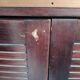 Mahogany bar cabinet