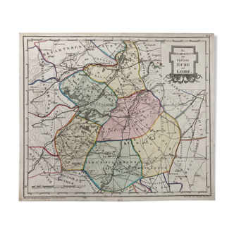 Old map Eure et Loire
