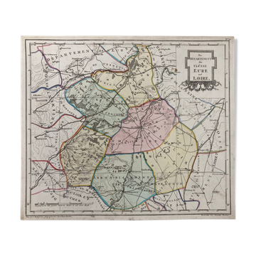 Carte ancienne Eure et Loire
