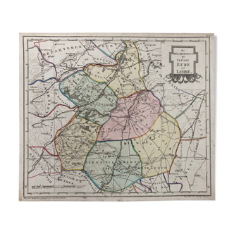 Carte ancienne Eure et Loire