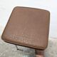 Vintage stool with leatherette seat