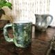 Two brutalist ceramics