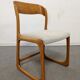 Series of 4 Baumann sleigh chairs from the 60s/70s