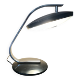 FASE 520C – Lampe design vintage espagnole – Années 70 – Noir & chrome