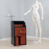 Vintage roller shutter cabinet Giorgetti 1980s