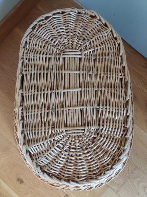Panier grande corbeille en osier
