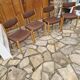 4 chaises scandinaves vintage