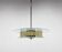 1940s Rare Italian Chrome & Glass  Chandelier, Restored