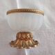 Small alabaster and bronze cup