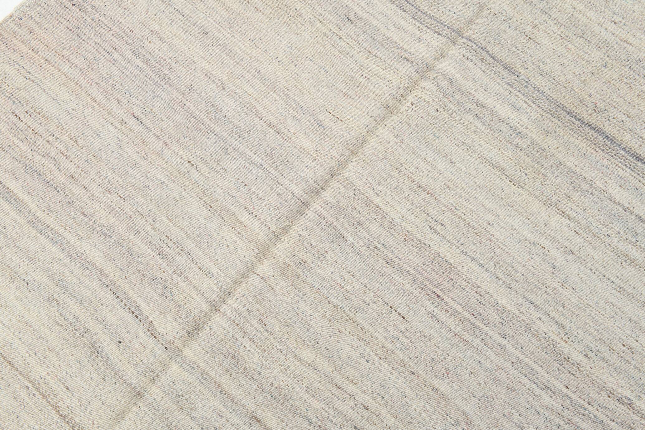 Turkish Mid Century Modern Vintage Kilim Rug, 143x172Cm