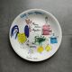 Assiette ancienne de Lili Voltz 1950 - 1960