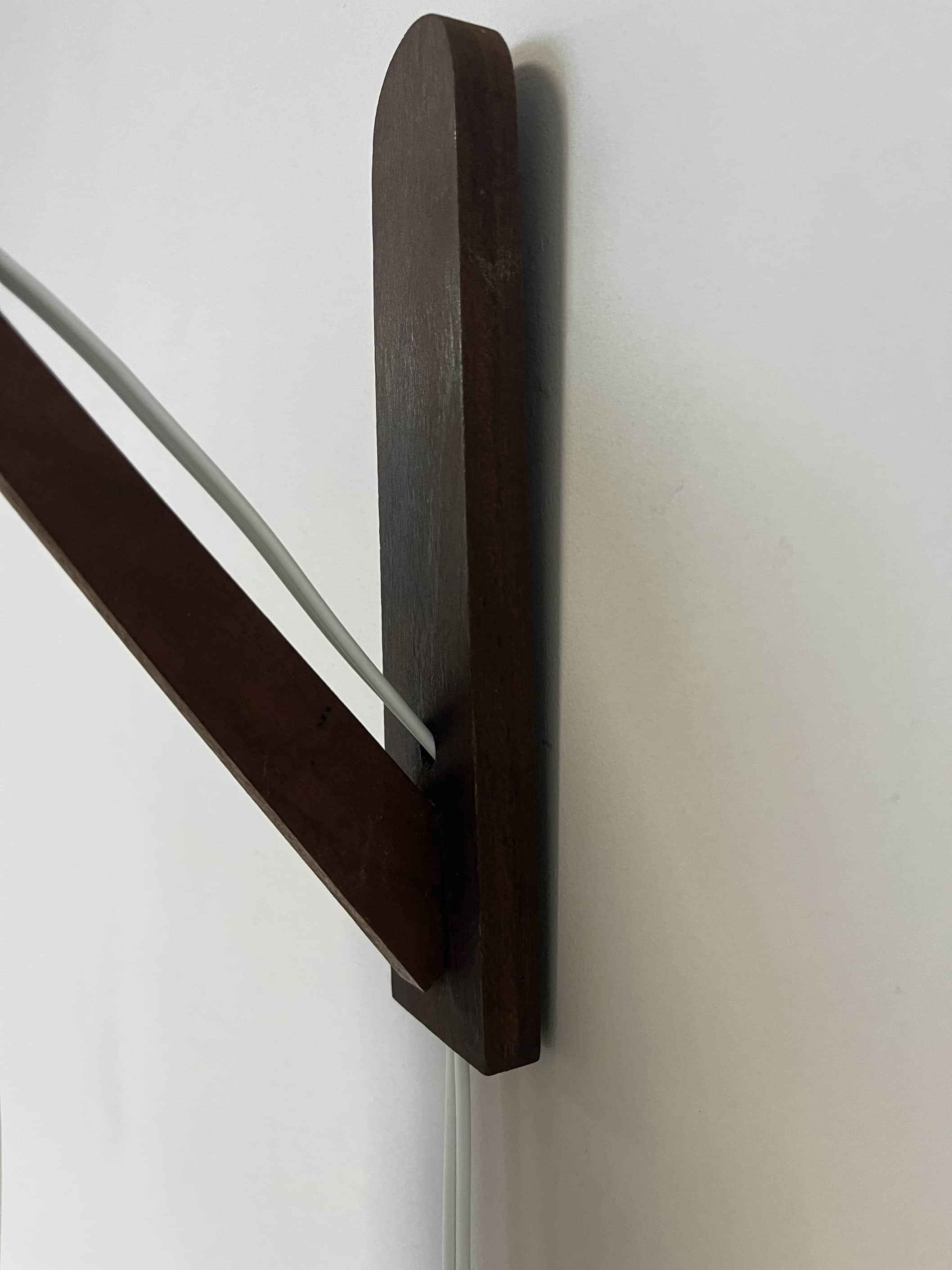 Vintage wall lamp glass danish design