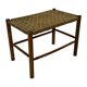 Vintage Stool Danish Papercord Rope small Stool Mid Century