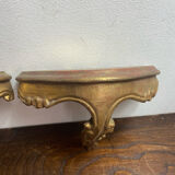 Pair of wall consoles