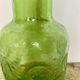 Lot de trois carafes en verre depoli