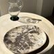 Very large empty pocket or dish in petrified wood