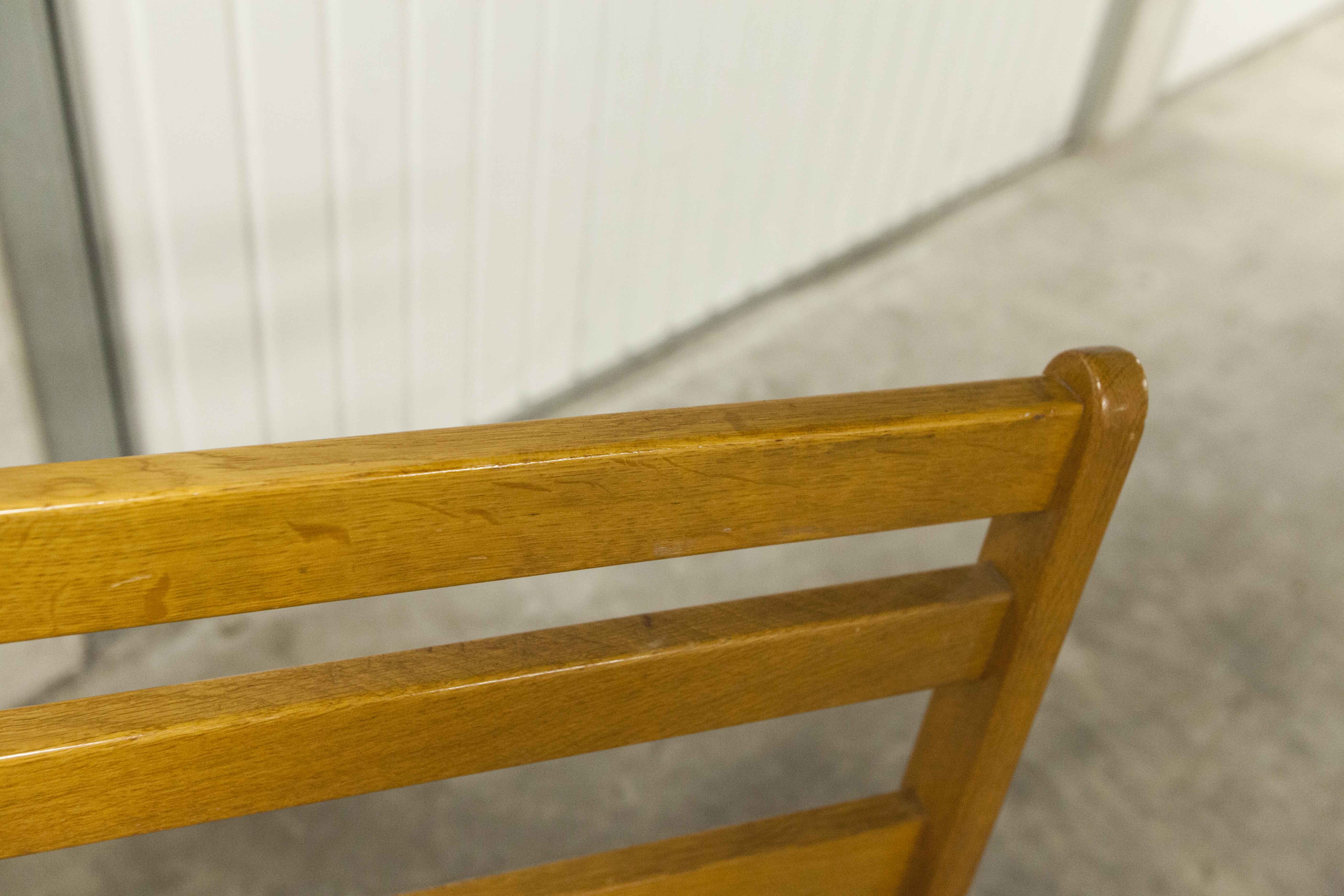 Pair of 1960 Scandinavian twin beds in solid beech