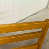 Pair of 1960 Scandinavian twin beds in solid beech