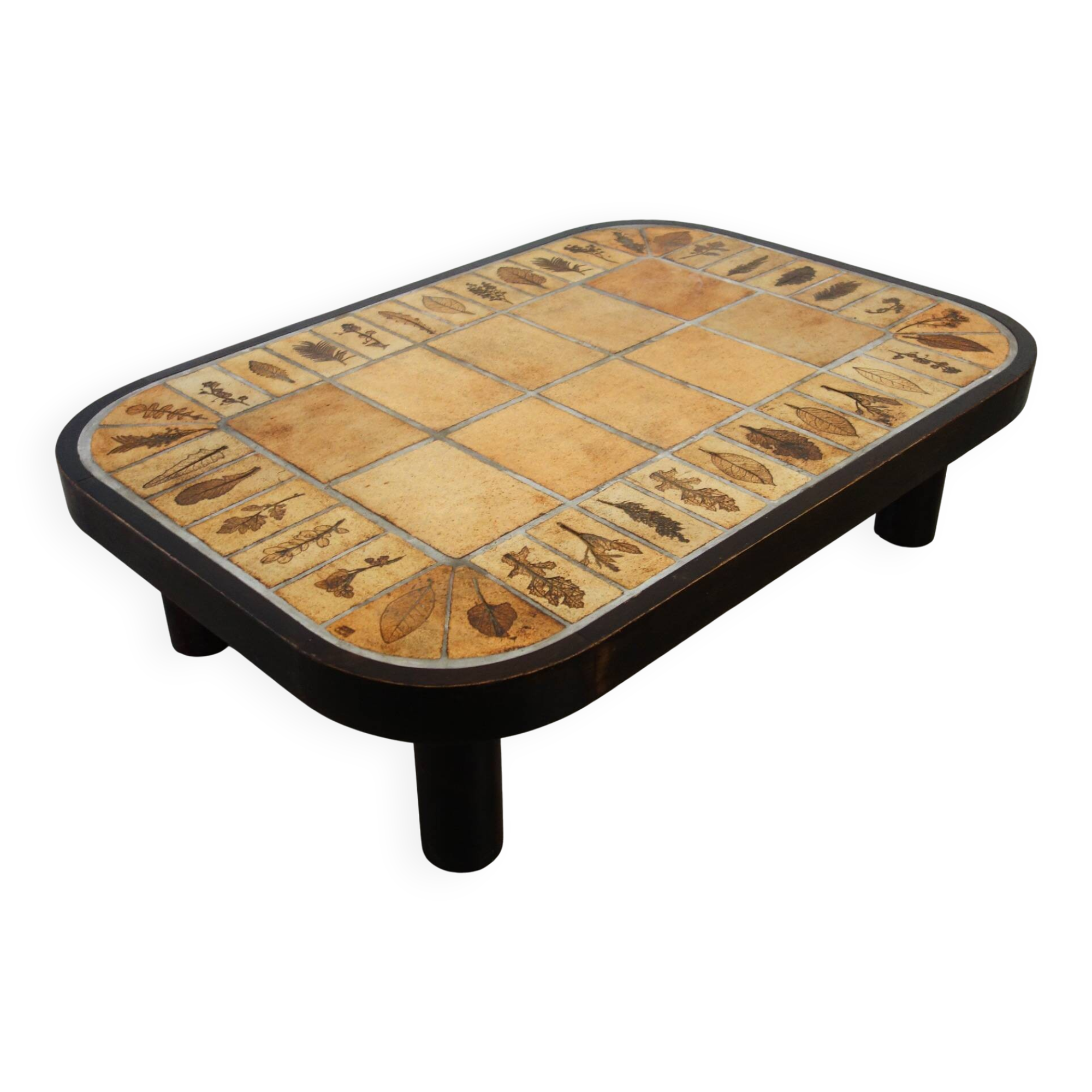 Herbarium Coffee Table by Roger Capron, Vallauris, 1970s