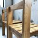 Duo de chaises en pin, style Les Arcs