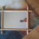 Vintage wooden mirror