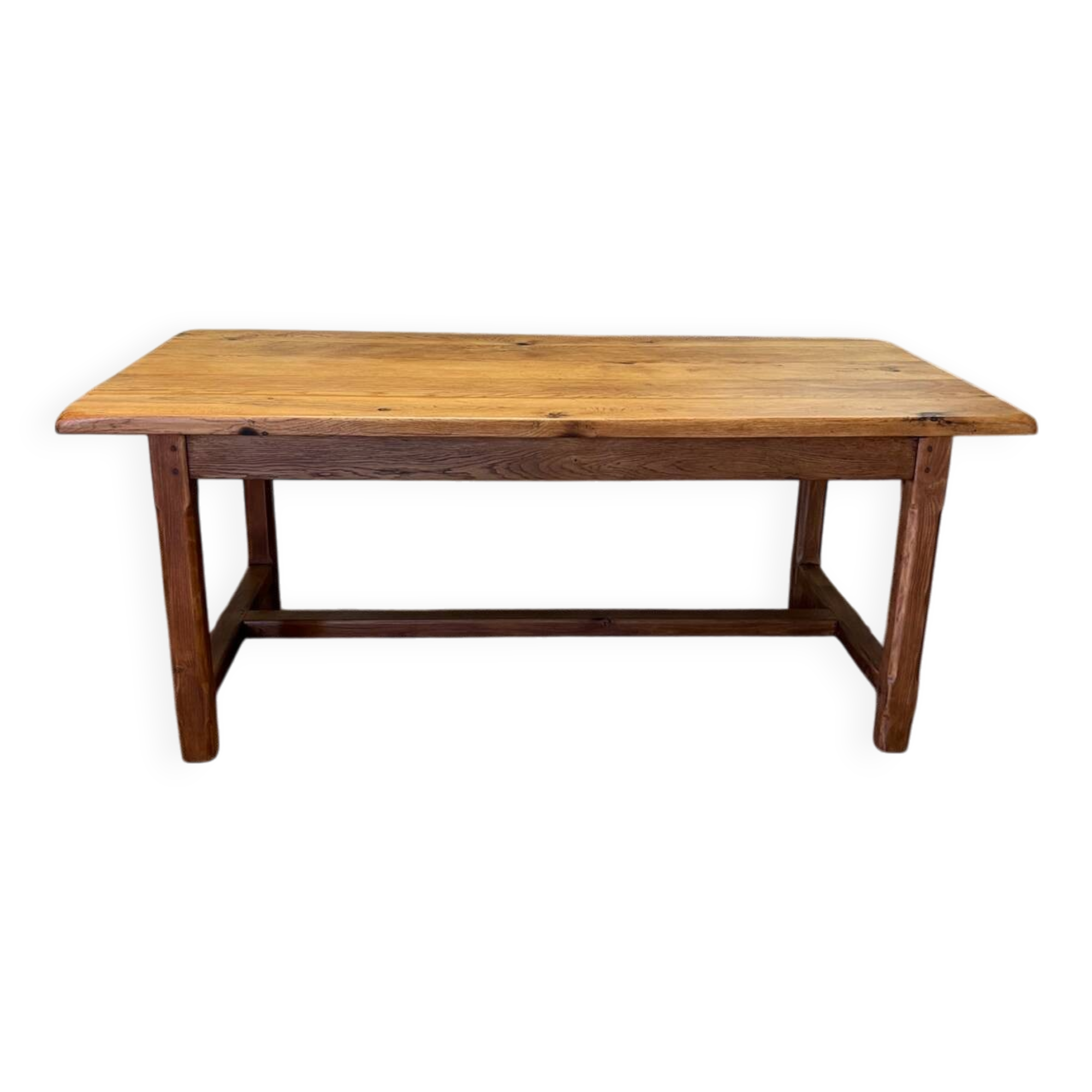 Solid oak farmhouse table