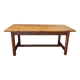 Solid oak farmhouse table