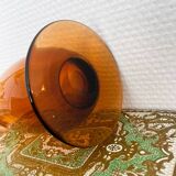 Amber ewer / carafe from Portieux crystal factory
