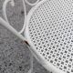 Antique garden furniture in full metal iron