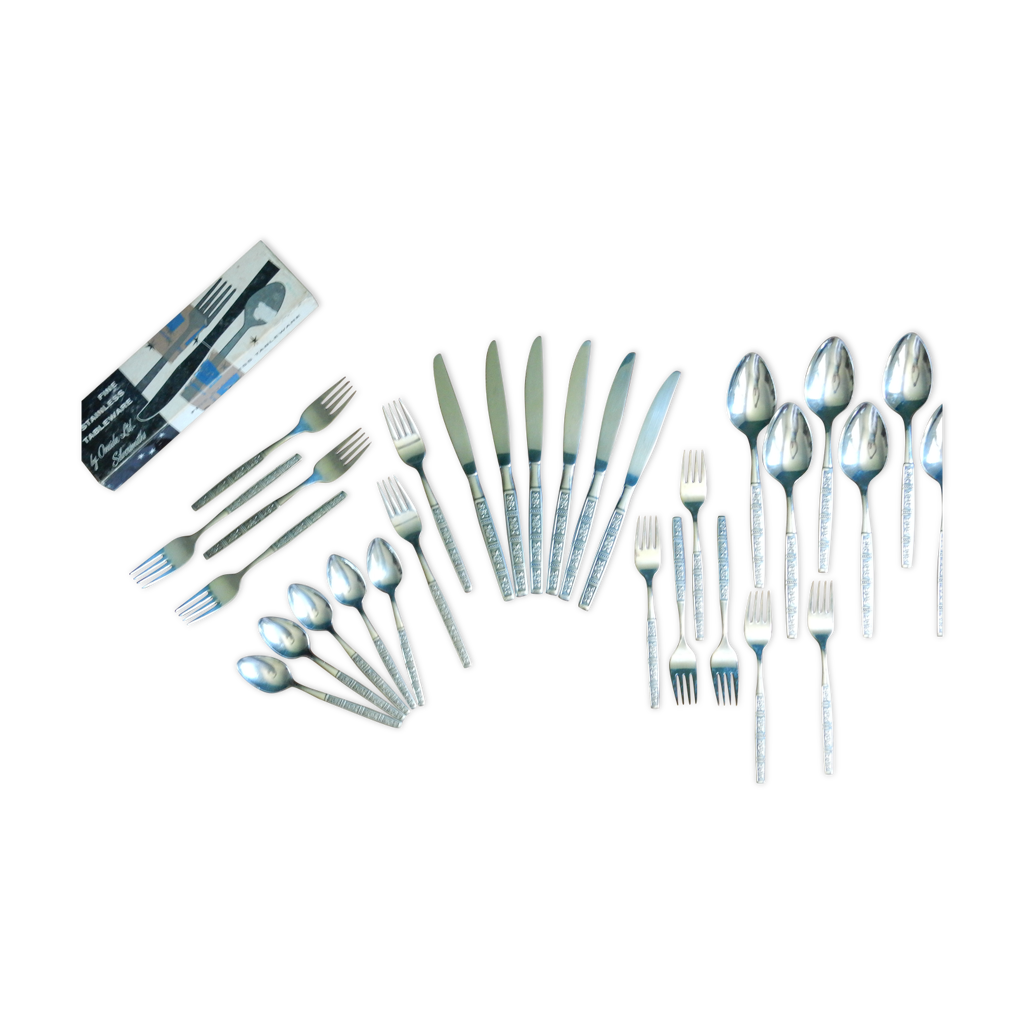 Couverts inox brossé mat Moon Cutipol