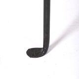 Chair in wood and black metal, 1990s