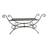 Wrought iron bench