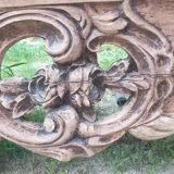 Provencal furniture in finely carved light walnut with wrought ironwork