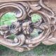 Provencal furniture in finely carved light walnut with wrought ironwork