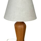 Mid Century Scandinavian pine table lamp 70's design minimalist