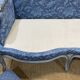 Louis XV style sofa from the 70s in beech, feather seat cushions